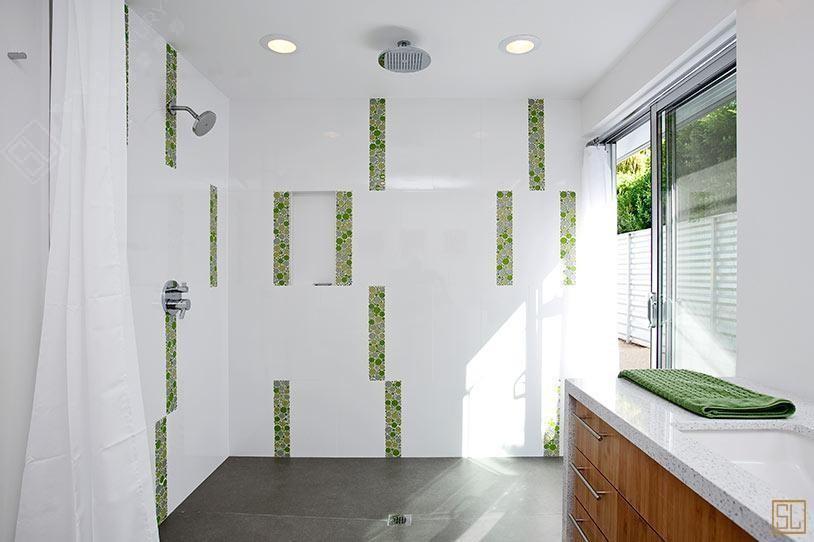 美国棕榈泉现代空间别墅浴室