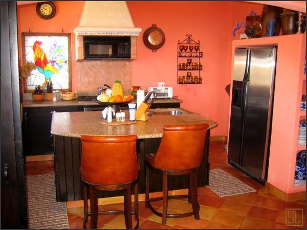 墨西哥卡波圣卢卡斯圣芮塔别墅开放厨房