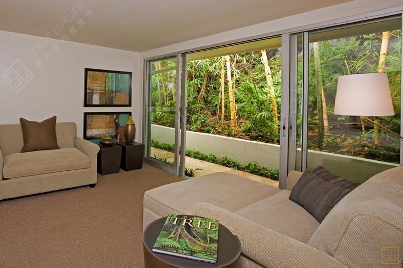 夏威夷欧胡岛天空景致别墅客厅