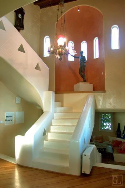希腊米克诺斯岛埃俄罗斯别墅室内楼梯