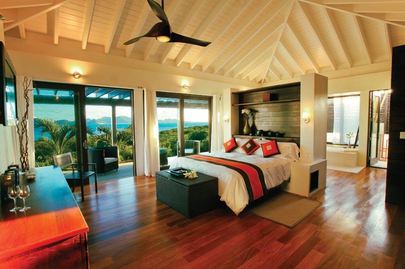 加勒比安圭拉海王星别墅景观卧室