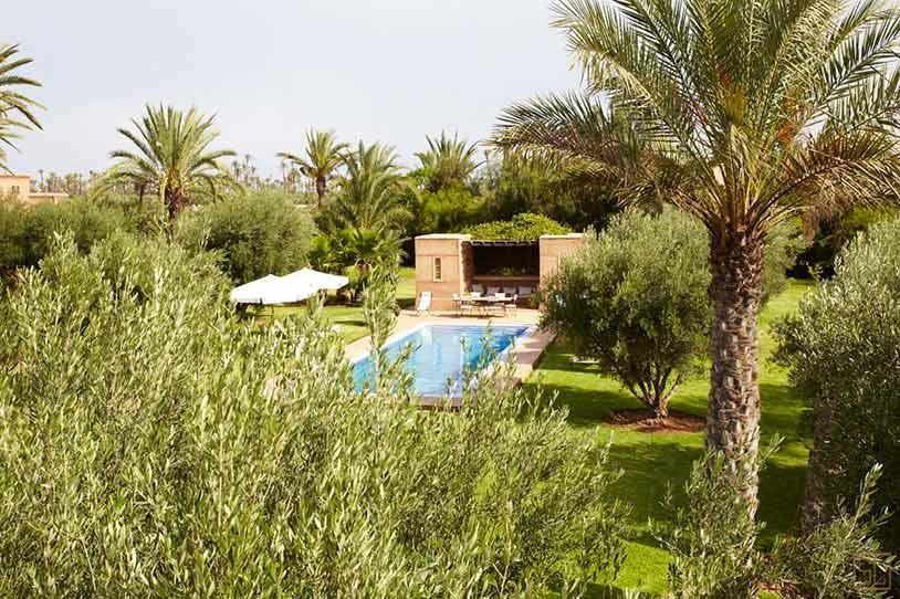 摩洛哥马拉喀什塞卡亚别墅私人花园