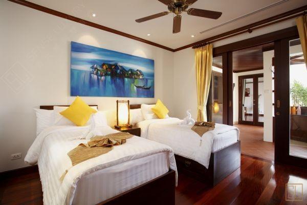 泰国普吉岛蓝天别墅标准卧室