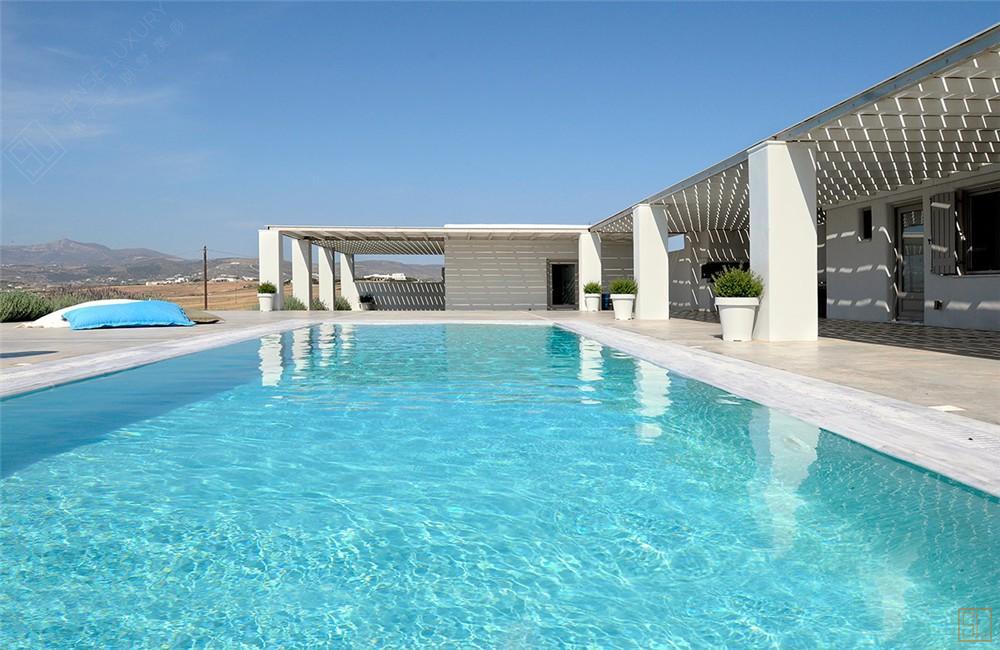 希腊帕罗斯岛罗德曼别墅泳池