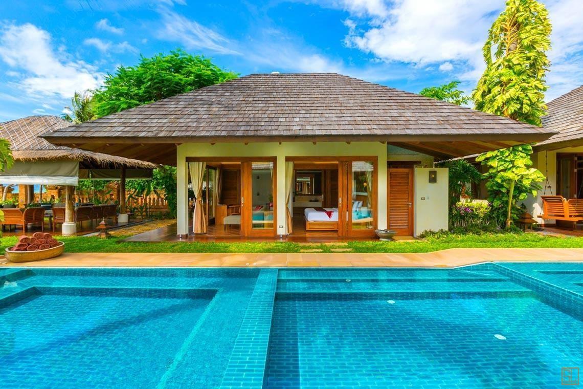 泰国苏梅岛米卡别墅泳池