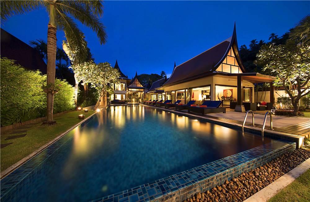 泰国苏梅岛萨姆兰别墅夜景