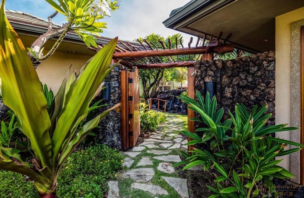 夏威夷大岛马纳拉尼椰树之夏别墅庭院