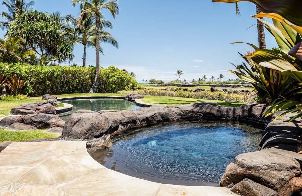 夏威夷大岛马纳拉尼椰树之夏别墅无边泳池