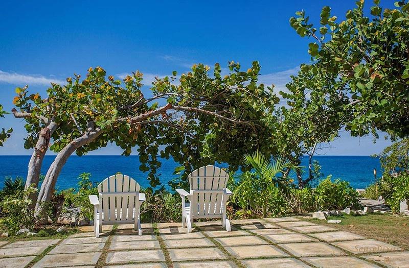 加勒比牙买加水畔悬崖别墅海景