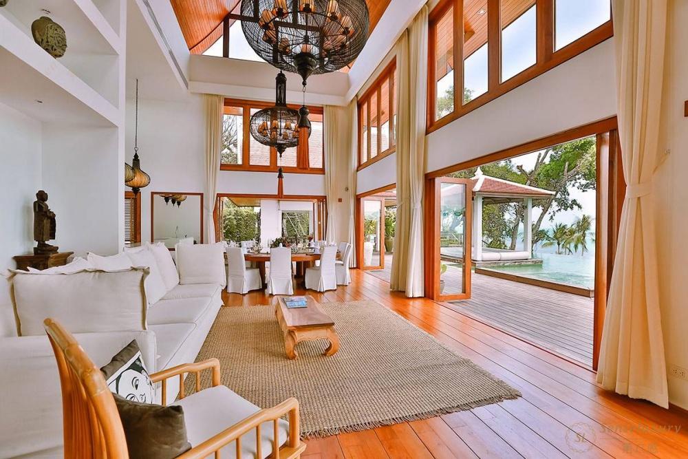 泰国苏梅岛瑞瓦别墅客厅