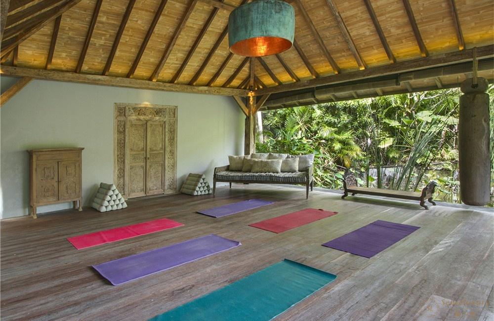 印尼巴厘岛汉萨别墅瑜伽室