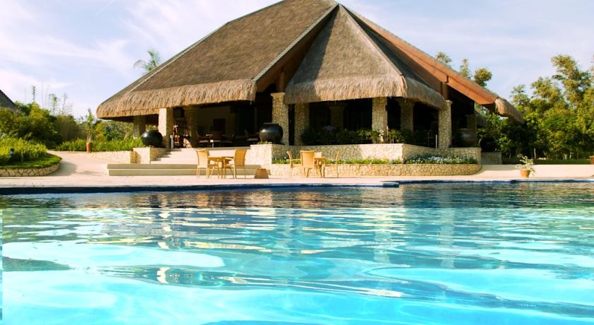 菲律宾薄荷岛巴莱泳池别墅庭院