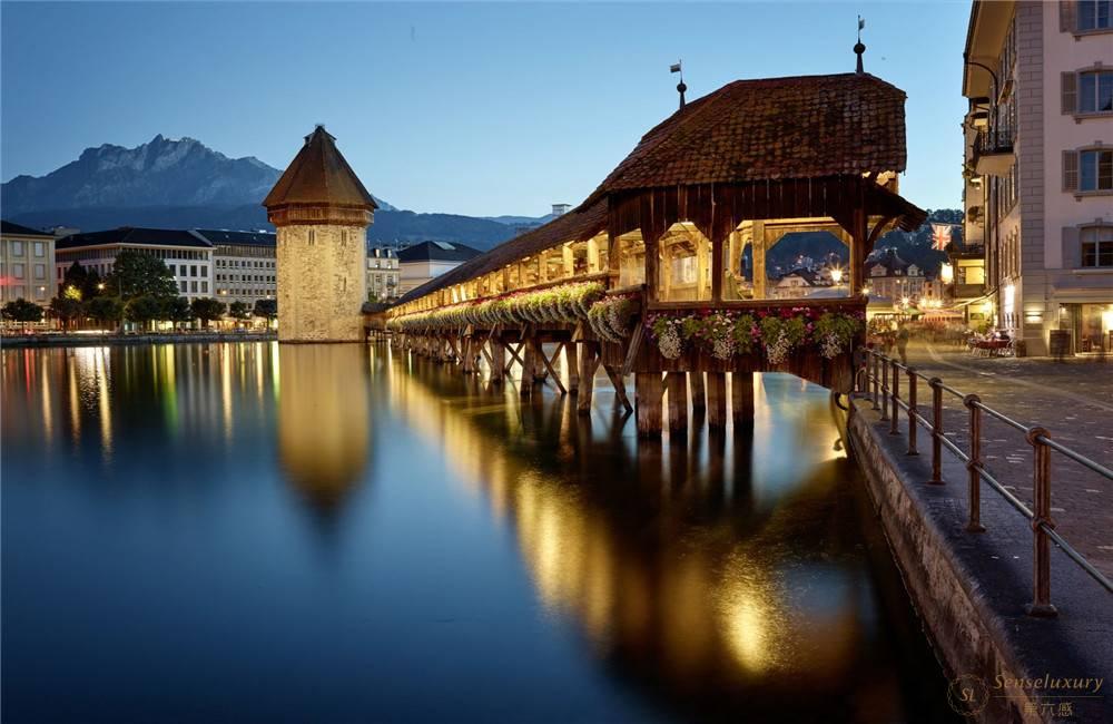 瑞士卢塞恩国家酒店海景