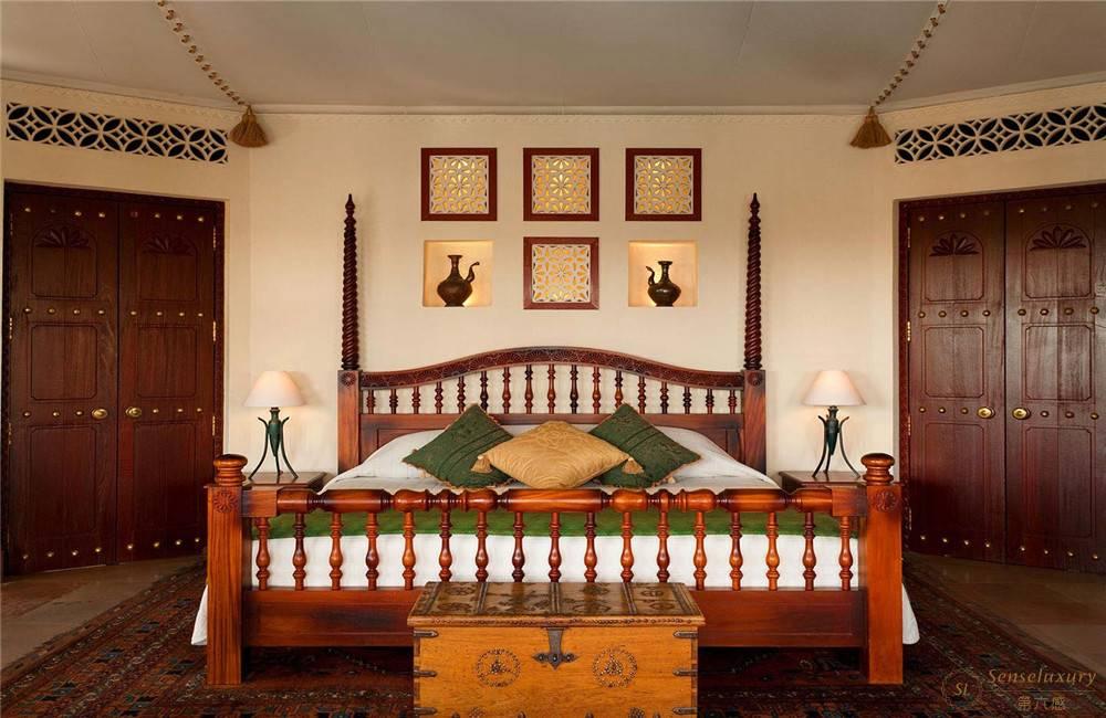 阿联酋迪拜阿玛哈沙漠贝都因别墅套房卧室